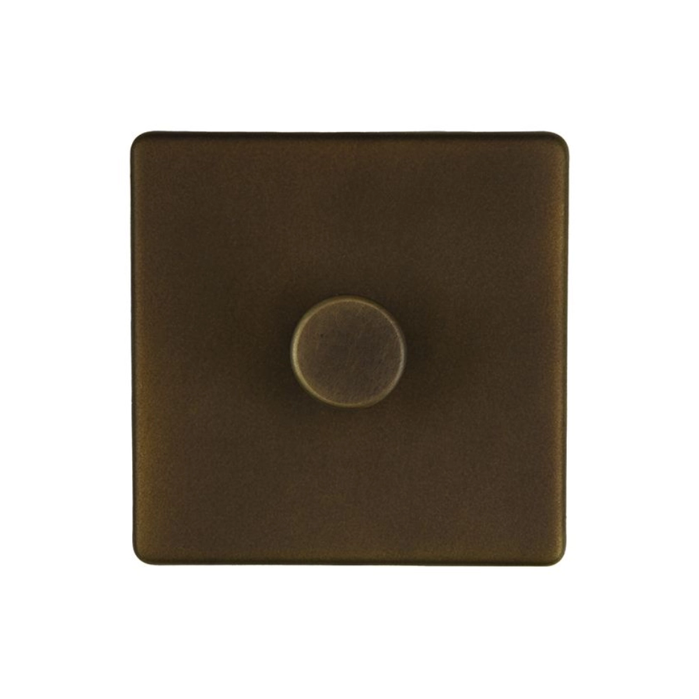 Mia Urbo Soho wlacznik swiatla pojedynczy sciemniacz LED 150W vintage retro brass mosiadz  Premium dimmer light switch (3).webp