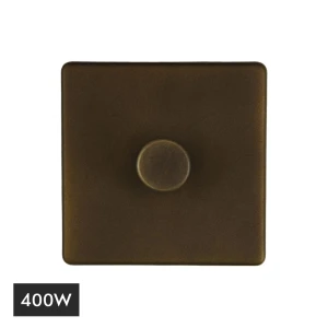 SOHO | Ściemniacz pojedynczy 1G | 400W LED | Vintage Brass