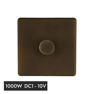 SOHO | Ściemniacz pojedynczy 1G | 1000W DC1-10V | Vintage Brass