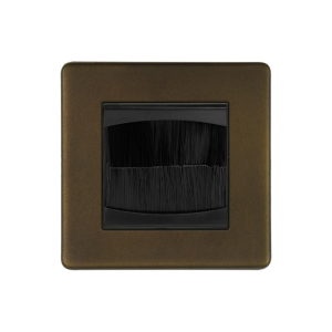 SOHO | Przelotka do kabli pojedyncza | Vintage Brass