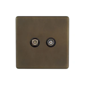 SOHO | Gniazdo TV SAT | Vintage Brass 
