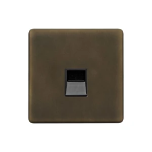 SOHO | Gniazdo Telefoniczne | Vintage Brass 
