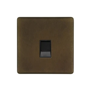 SOHO | Gniazdo RJ45 Ethernet Cat5/Cat6  | Vintage Brass 