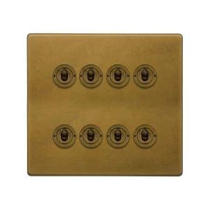SOHO | Łącznik dźwigniowy 8G | Schodowy | Old Brass