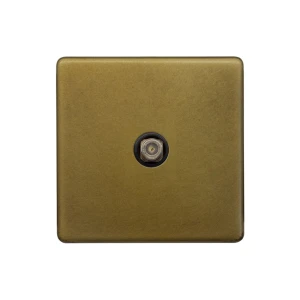 SOHO | Gniazdo SAT | Old Brass