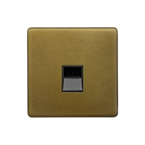 SOHO | Gniazdo Telefoniczne | Old Brass 