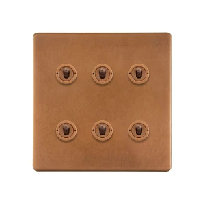 SOHO | Włącznik dźwigniowy 6G | Schodowy | Antique Copper