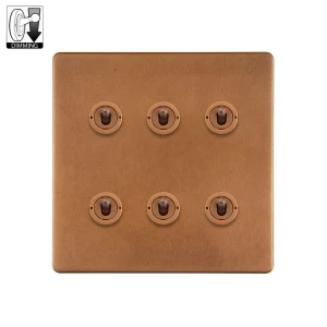SOHO | Ściemniacz dźwigniowy wielokrotny 6G | Antique copper