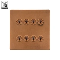 Wlacznik miedziany dzwigienkowy vintage loft industrialny boho klasyczny soho lighting mia urbo sciemniacz led dimer dimmer regulacja swiatla.webp