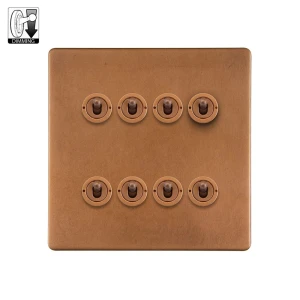 SOHO | Ściemniacz dźwigniowy wielokrotny 8G | Antique Copper