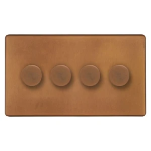 SOHO | Ściemniacz poczwórny 4G | 150W LED | Antique copper
