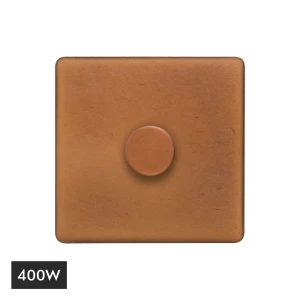 SOHO | Ściemniacz pojedynczy 1G | 400W LED | Antique copper