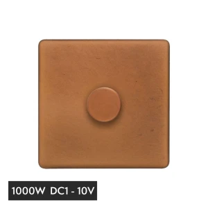 SOHO | Ściemniacz pojedynczy 1G | 1000W DC1-10V | Antique copper