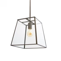 Soho Lighting London Trapez Lantern S mosiadz -Mia-Urbo-lampa-wiszaca-sufitowa-pendant-retro-vintage-klasyczna-szklana-antyk-premium-oswietlenie -Lámparas-Лямпы-Лампи-Lampen.webp