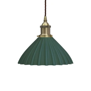 Soho Lighting | Scallop Shell Emerald | Lampa wisząca | Ciemna zieleń