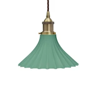 Soho-Lighting- Scallop Fluted Bell-jasna-zielen-S -Mia-Urbo-lampa-wiszaca-sufitowa-pendant-retro-vintage-klasyczna-szklana-antyk-premium-oswietlenie -Lambid-Lamput-Lampes-Lámpák 6.webp