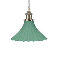 Soho-Lighting- Scallop Fluted Bell-jasna-zielen-S -Mia-Urbo-lampa-wiszaca-sufitowa-pendant-retro-vintage-klasyczna-szklana-antyk-premium-oswietlenie -Lambid-Lamput-Lampes-Lámpák 3.webp