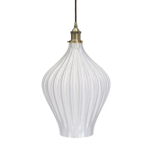 Soho Lighting | Persian Fluted Orbicular | Lampa wisząca | Złamana biel