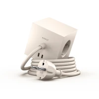 Avolt-Mia-Urbo-Home-Design-kostka-zasilajaca-przedluzacz-kolorowy-magnetyczny-USB C-extension-cord-socket-lichtschalter-ljusstrombrytare-ljusstrombrytare-вимикачі та розетки Nomad Sand.webp